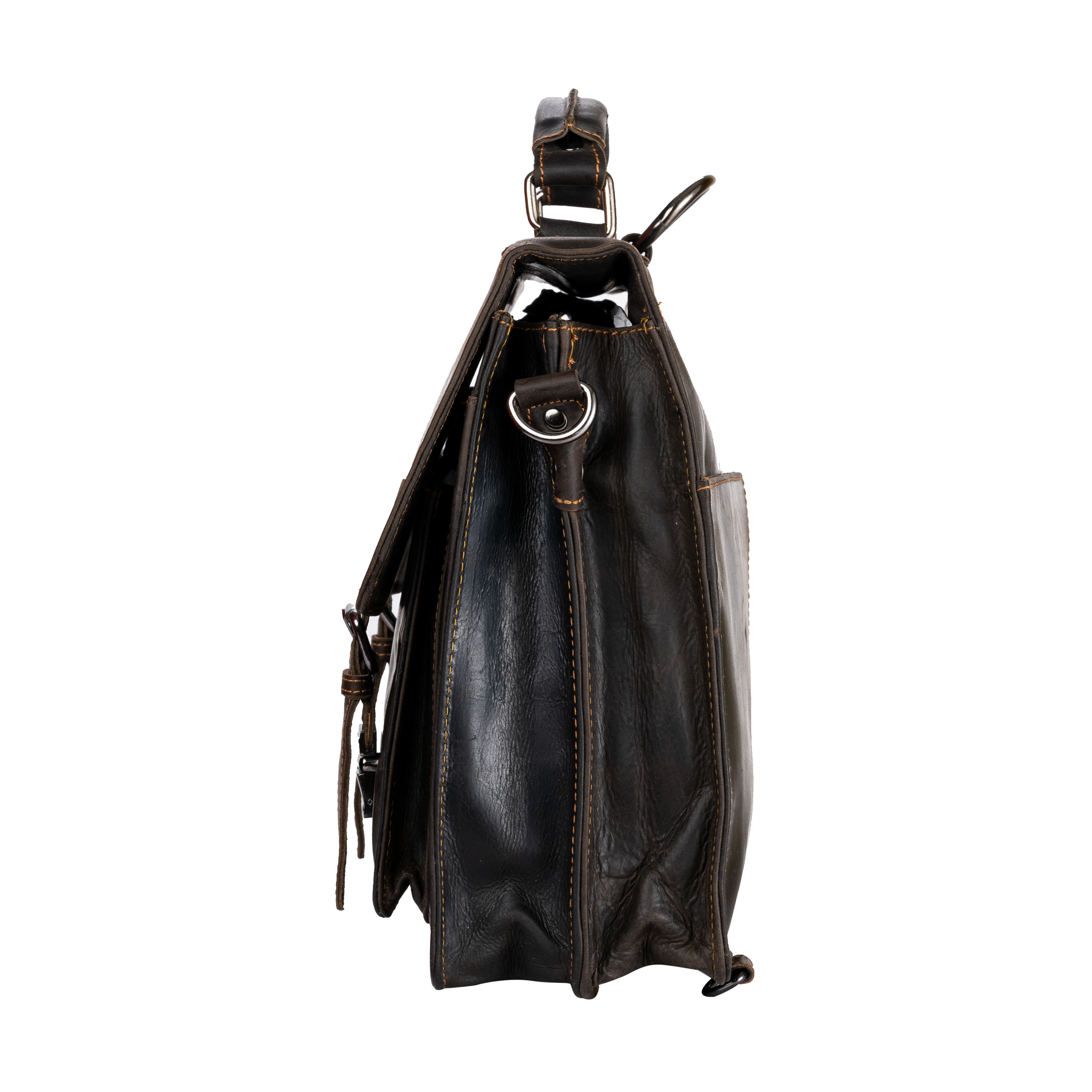 Leather Backpack And Laptop Bag GW191991BRN