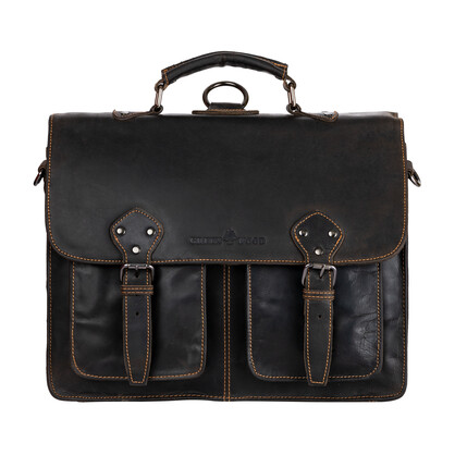 Leather Backpack And Laptop Bag GW191991BRN
