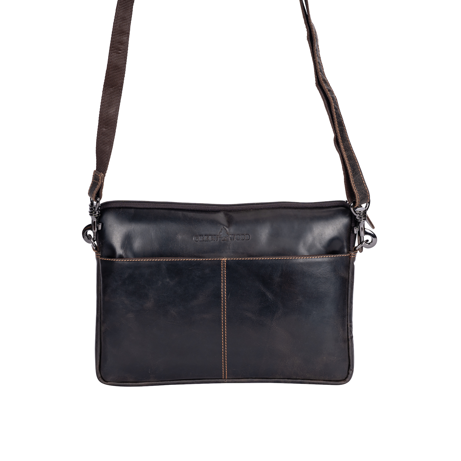 Leather Laptop Sleeve - Macbook Pro/Air 13" - 14" Sleeve With Strap - GWLP05