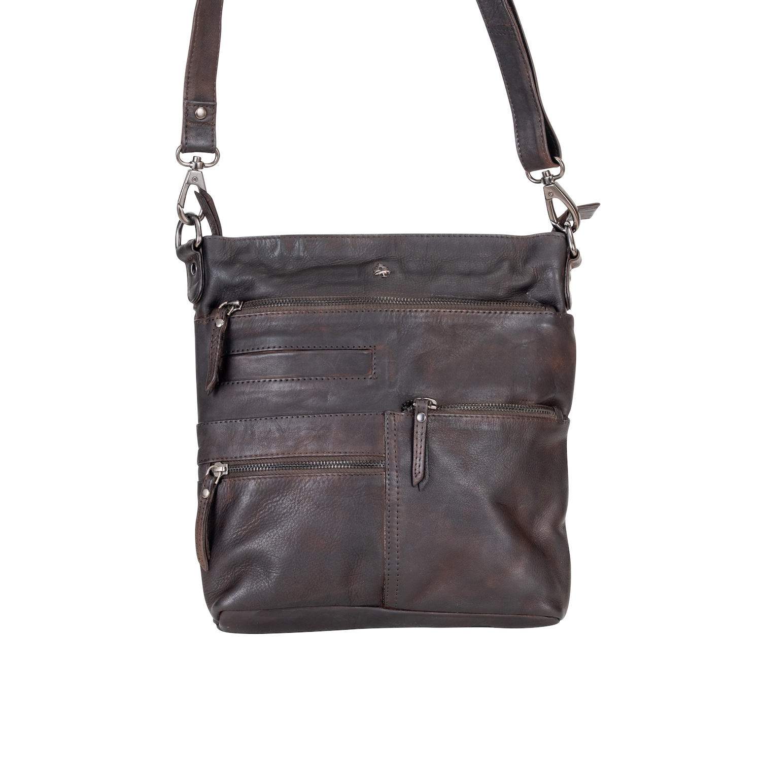 Wholesale Leather Shoulder Bag - Liane GW6828 Brown - Greenwood
