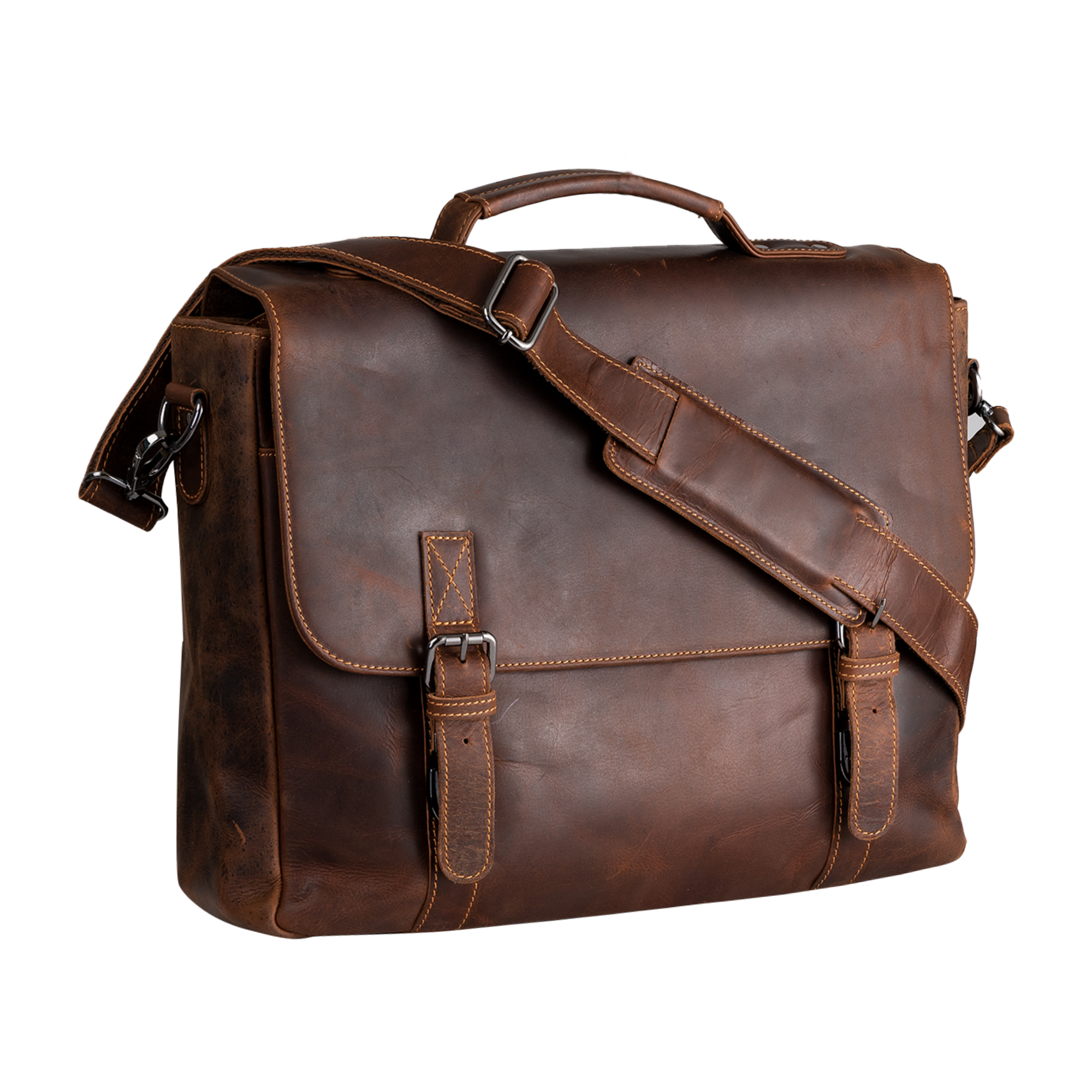Leather Laptop Bag Portland GW196653SAN