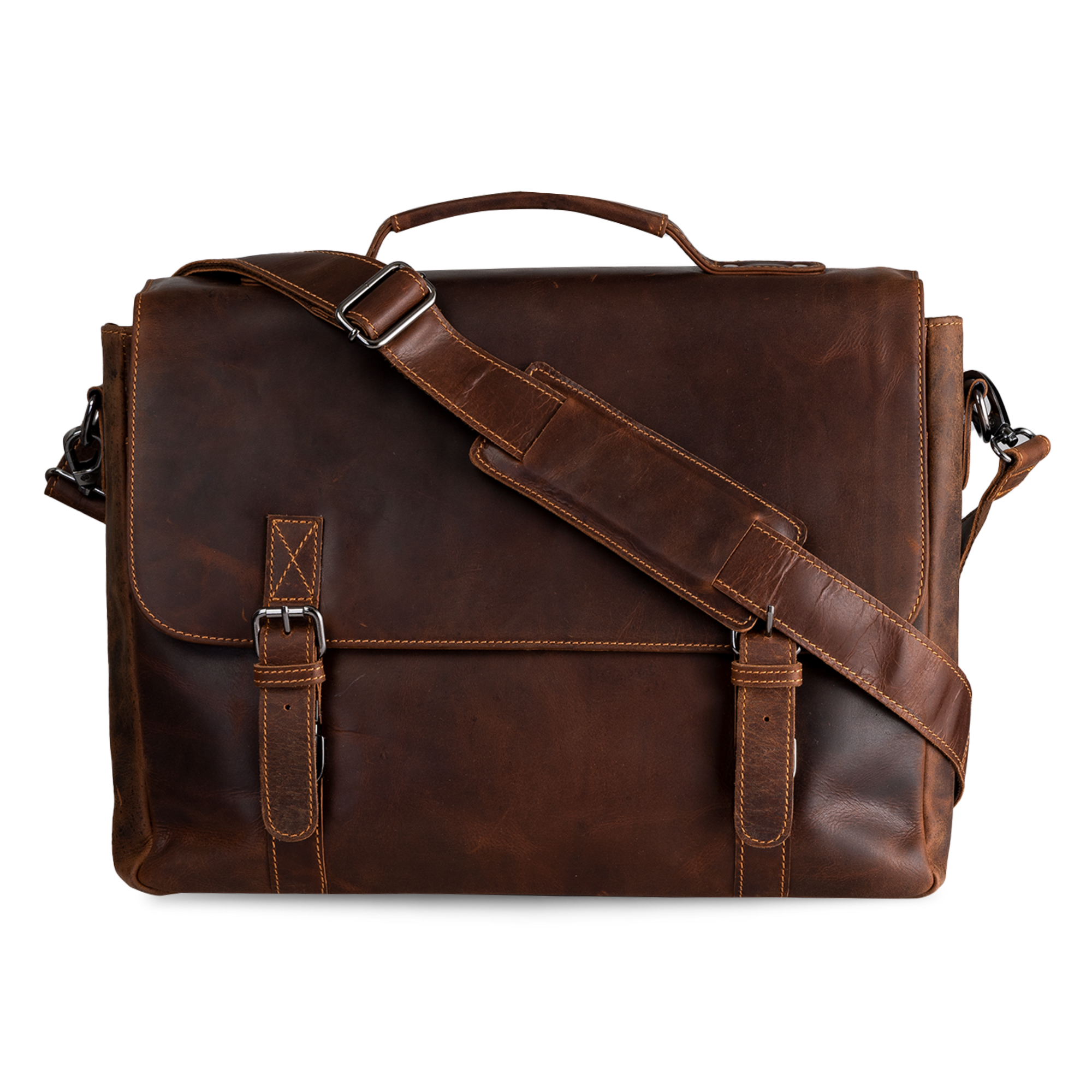 Leather Laptop Bag Portland GW196653SAN