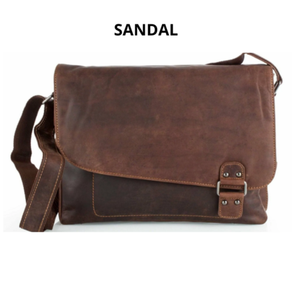 Leather Shoulder Laptop Bag Martin GW837SAN