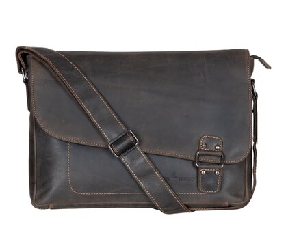 Leather Shoulder Laptop Bag Martin GW837SAN