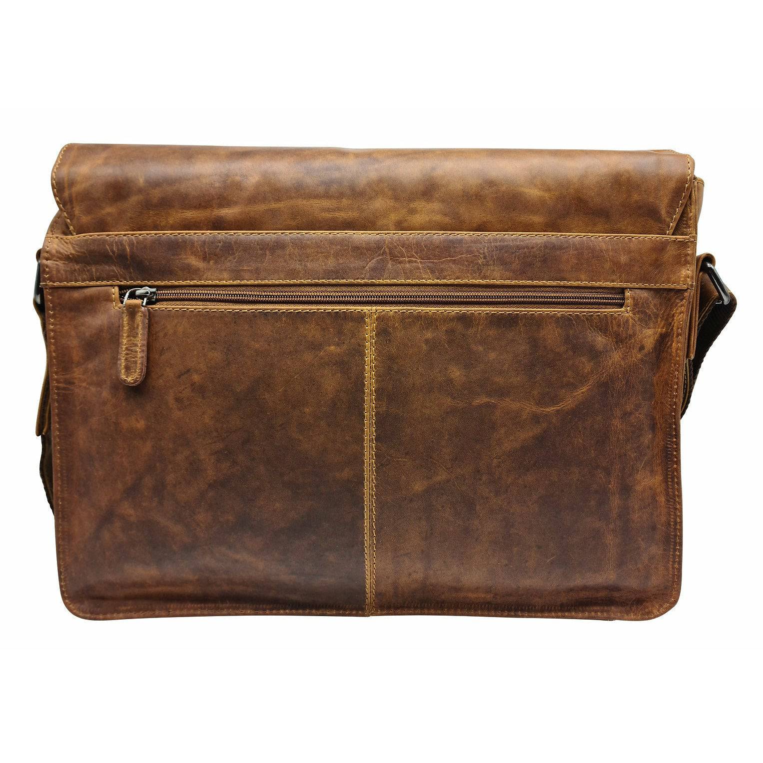 Leather Laptop Shoulder Bag Martin GW837CAM