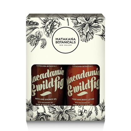 Macadamia & Wild Fig Gift Box (Bath & Shower Gel & Hand & Body Lotion Pumps)