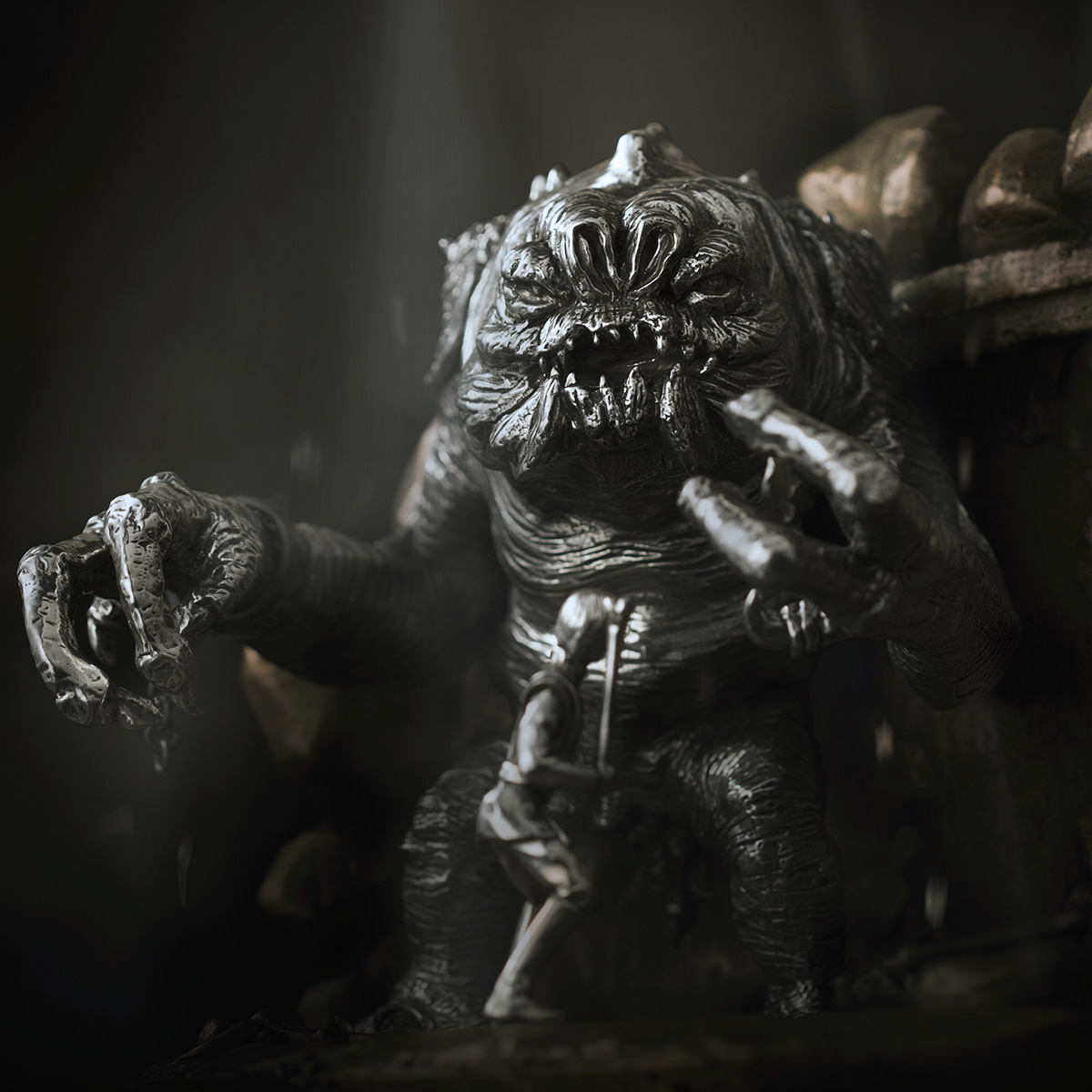 Luke Vs Rancor Diorama (LE)