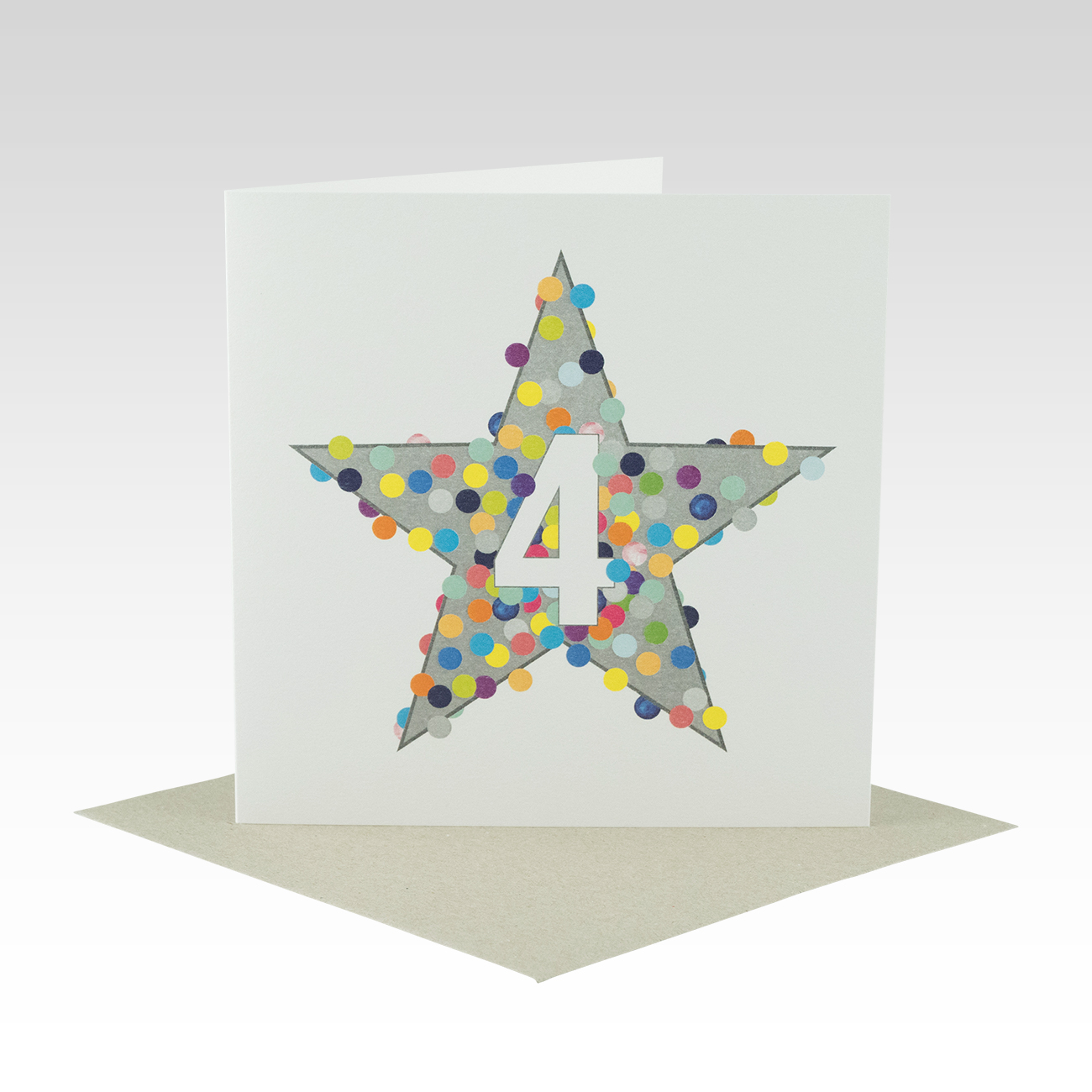 HBK004 - Fourth Birthday Card