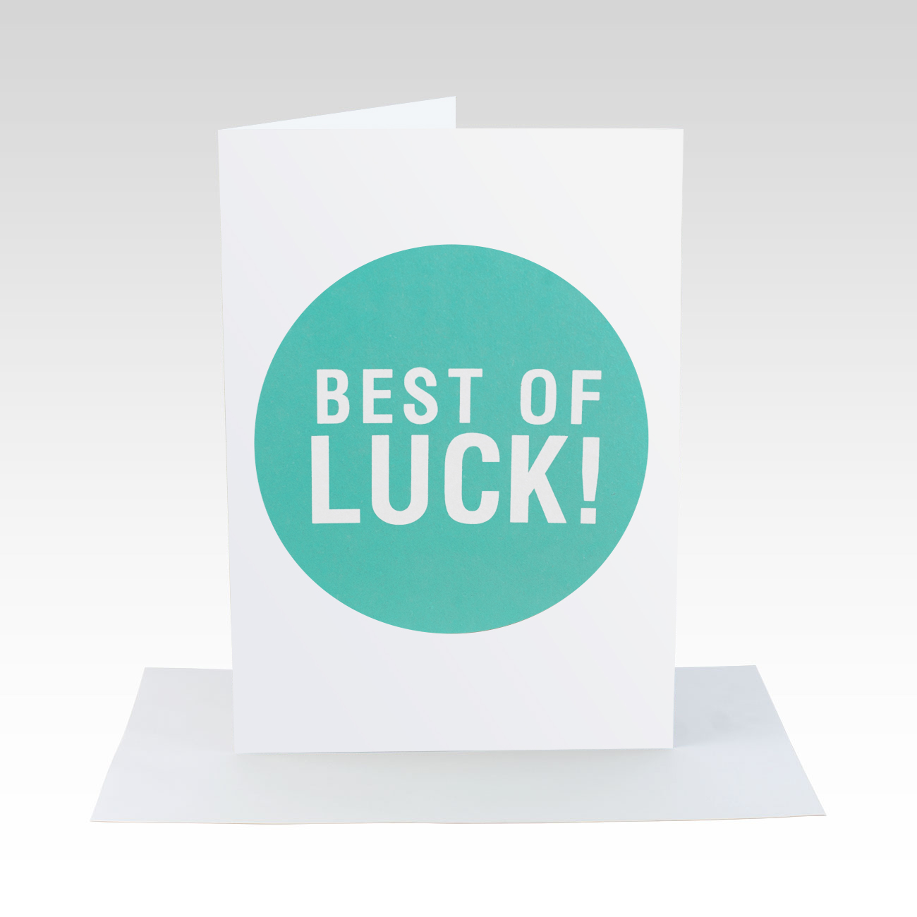 JUMB002 - Best Of Luck! Jumbo Card