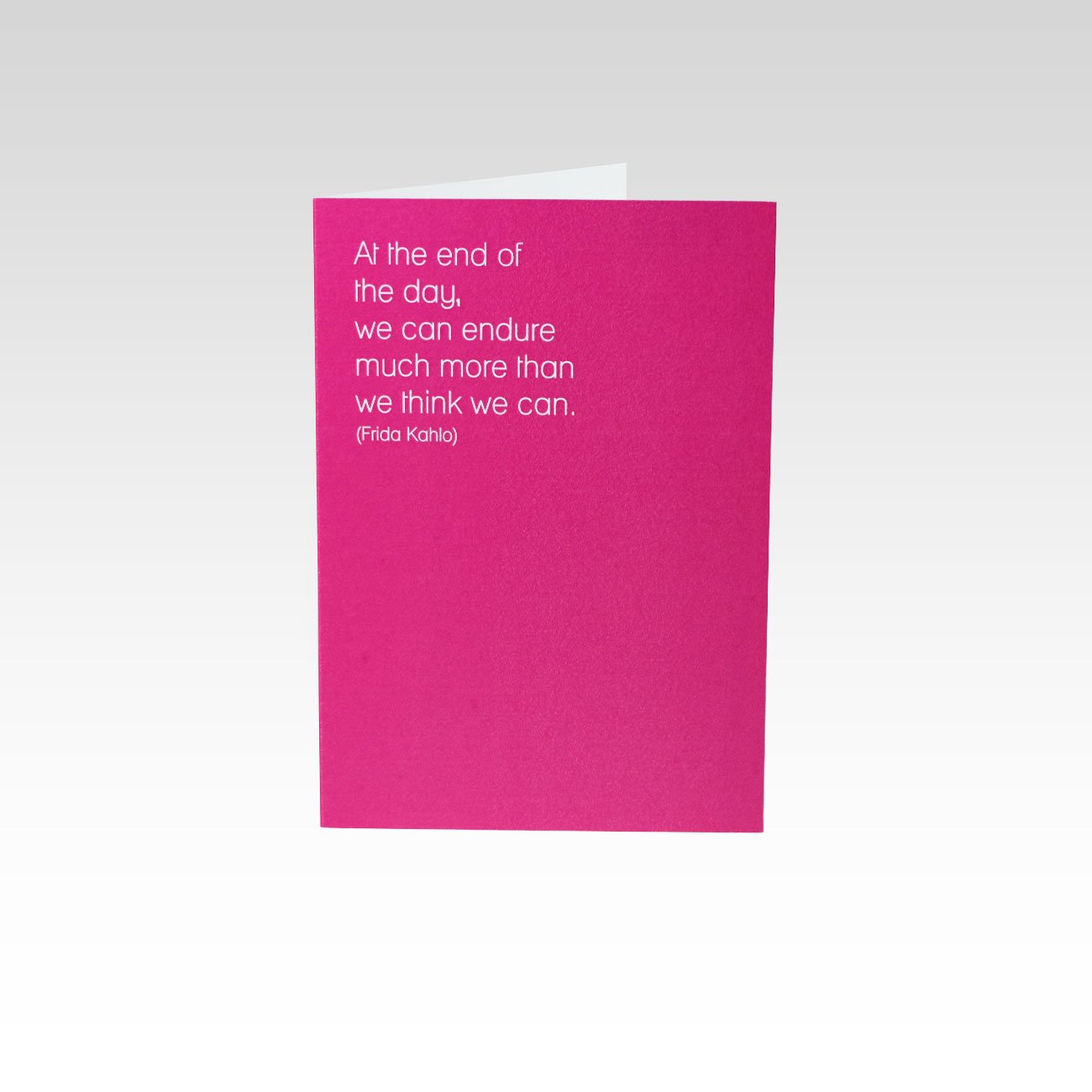 POS4HOTPINK - Endurance Positivity Card