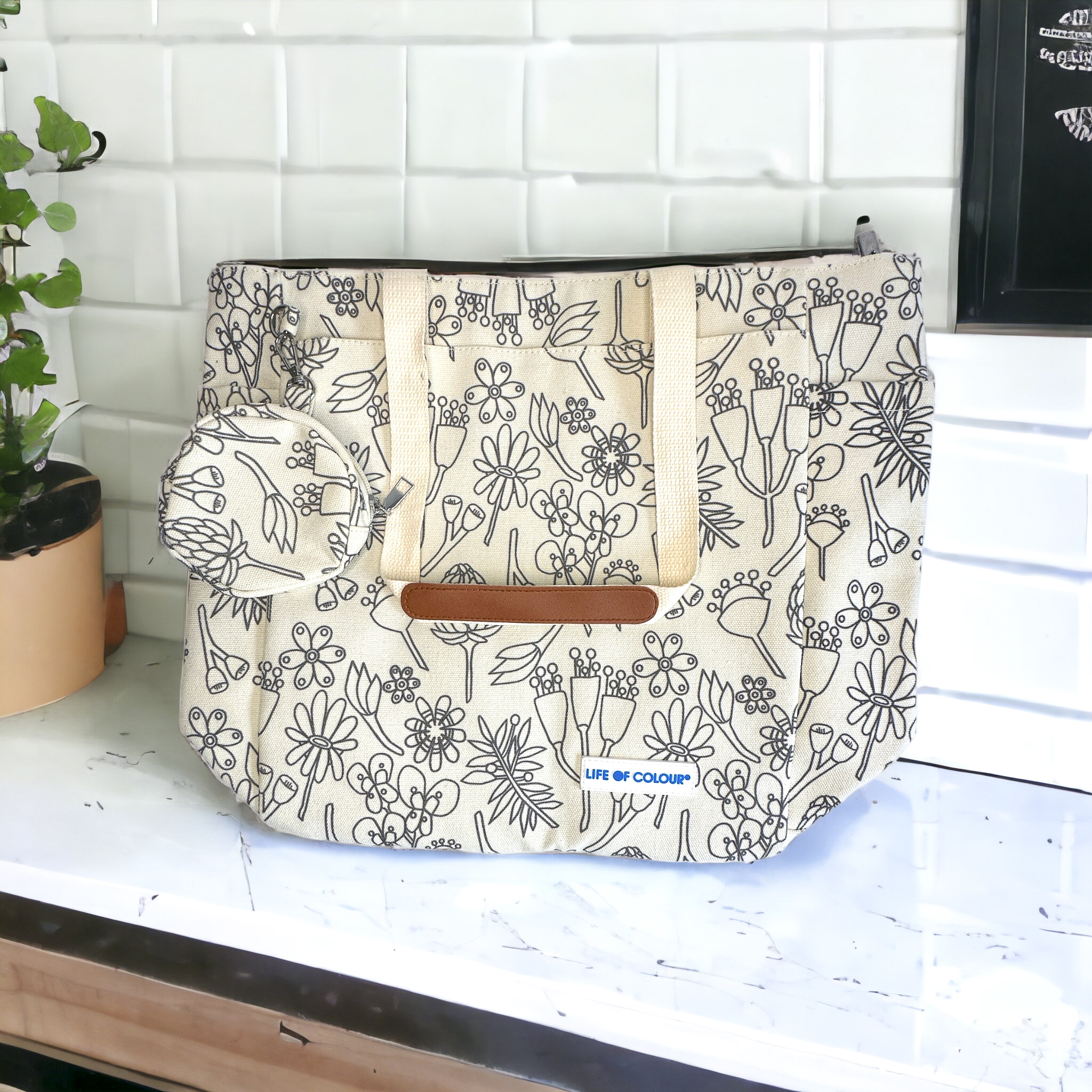Life of Colour DIY Doodle Bag Wildflower