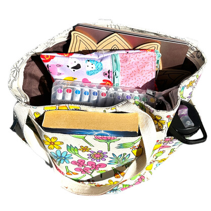 Life of Colour DIY Doodle Bag Wildflower