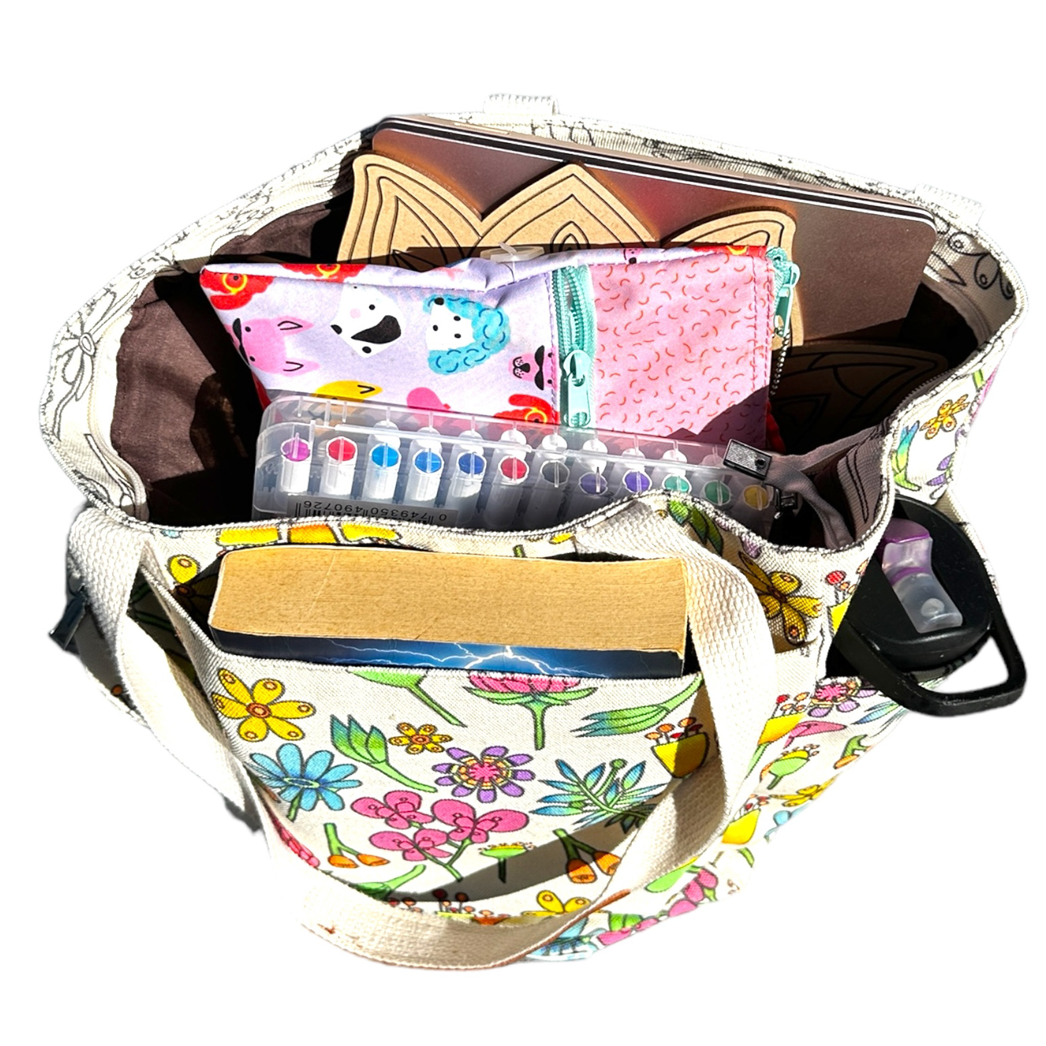 Life of Colour DIY Doodle Bag Wildflower