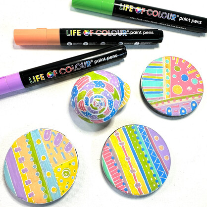 Pastel Dreams 3mm Medium Tip Acrylic Paint Pens