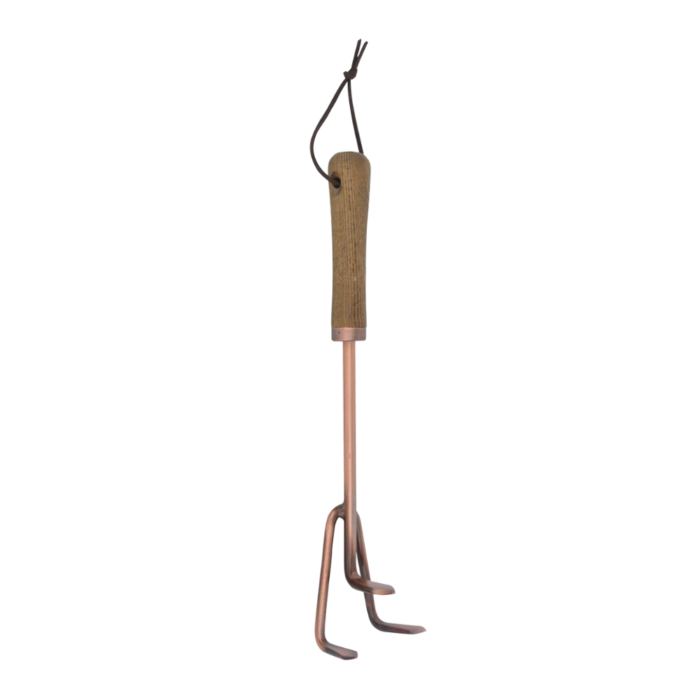 ESSCHERT DESIGN Copper Plated Fork / Cultivator