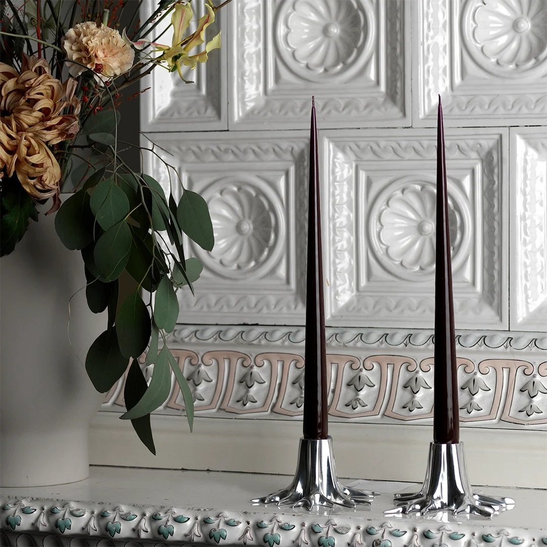 Wholesale GARDEN GLORY Candle Holder Mini Root Silver Core Supply