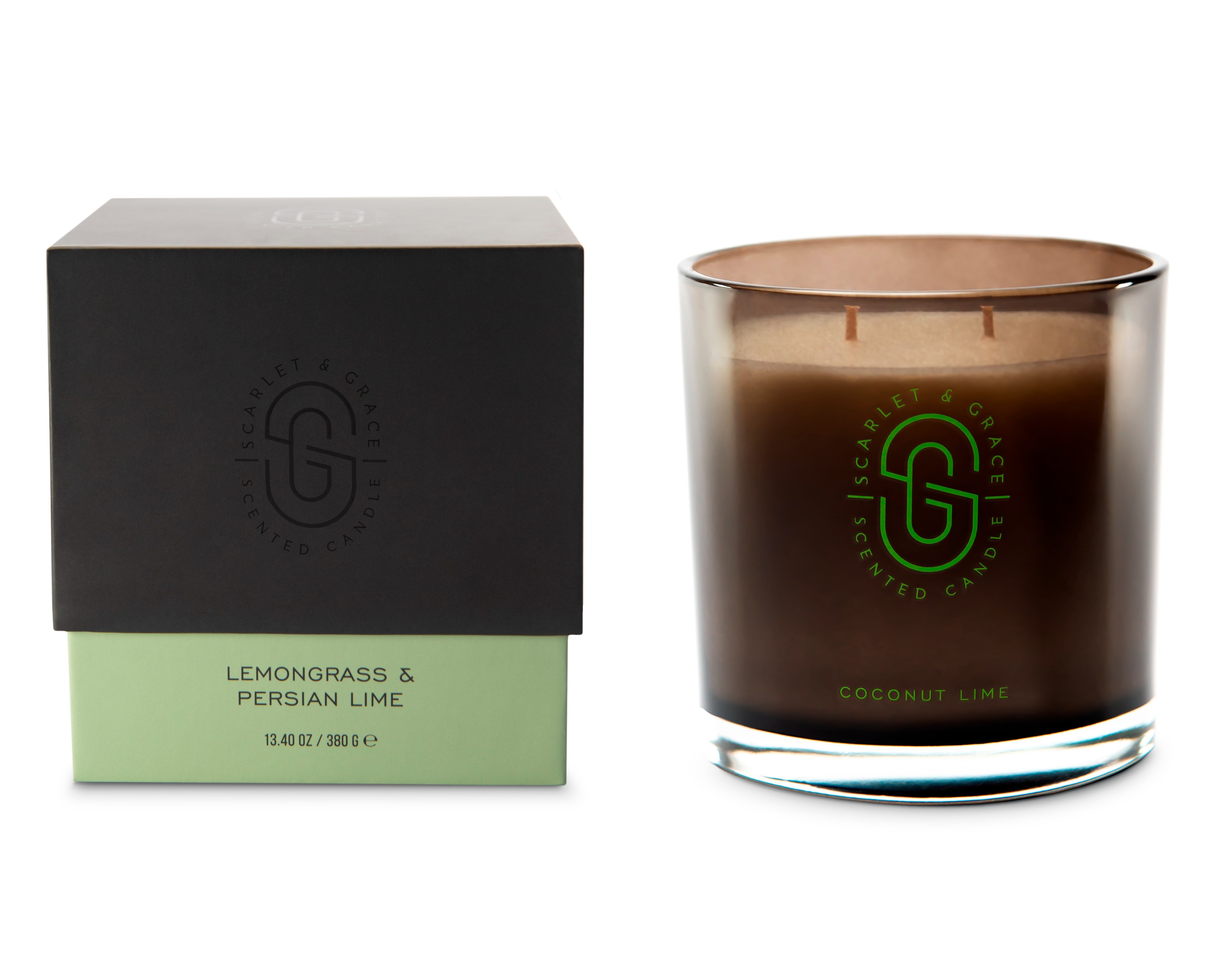 380G Candle - Lemongrass & Persian Lime