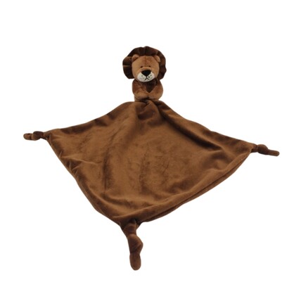 Petite Vous Lewis the Lion Mini Toy & Comfort Blanket - WARM