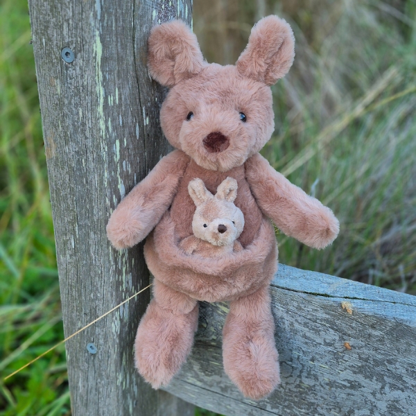Petite Vous Koko the Kangaroo & JoJo Soft Toy
