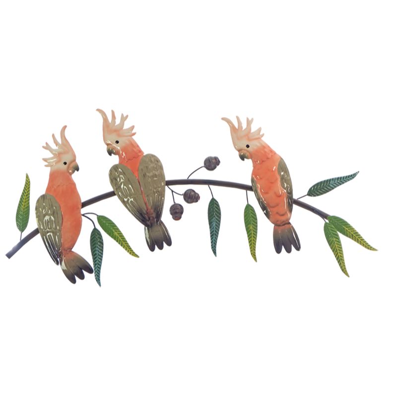 Galah Trio on Gum Tree- Sold as a box of 4pcs