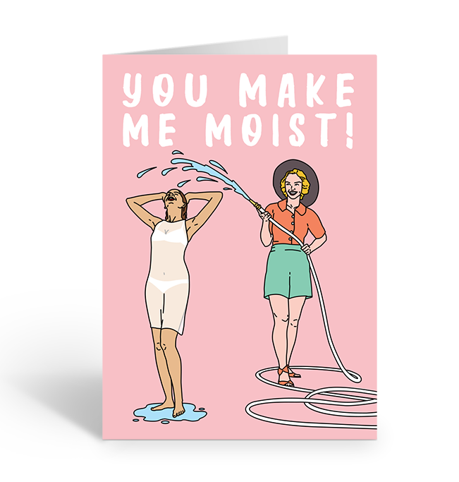 MOIST Greeting Card