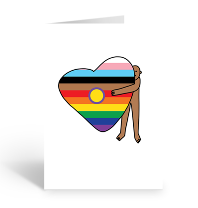 ALL INCLUSIVE POC HUGS Greeting Card