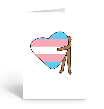 TRANS POC HUGS Greeting Card