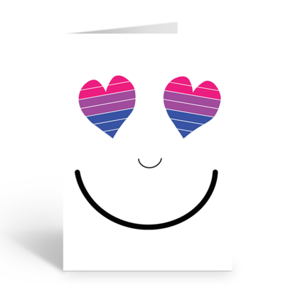 BISEXUAL SMILES Greeting Card