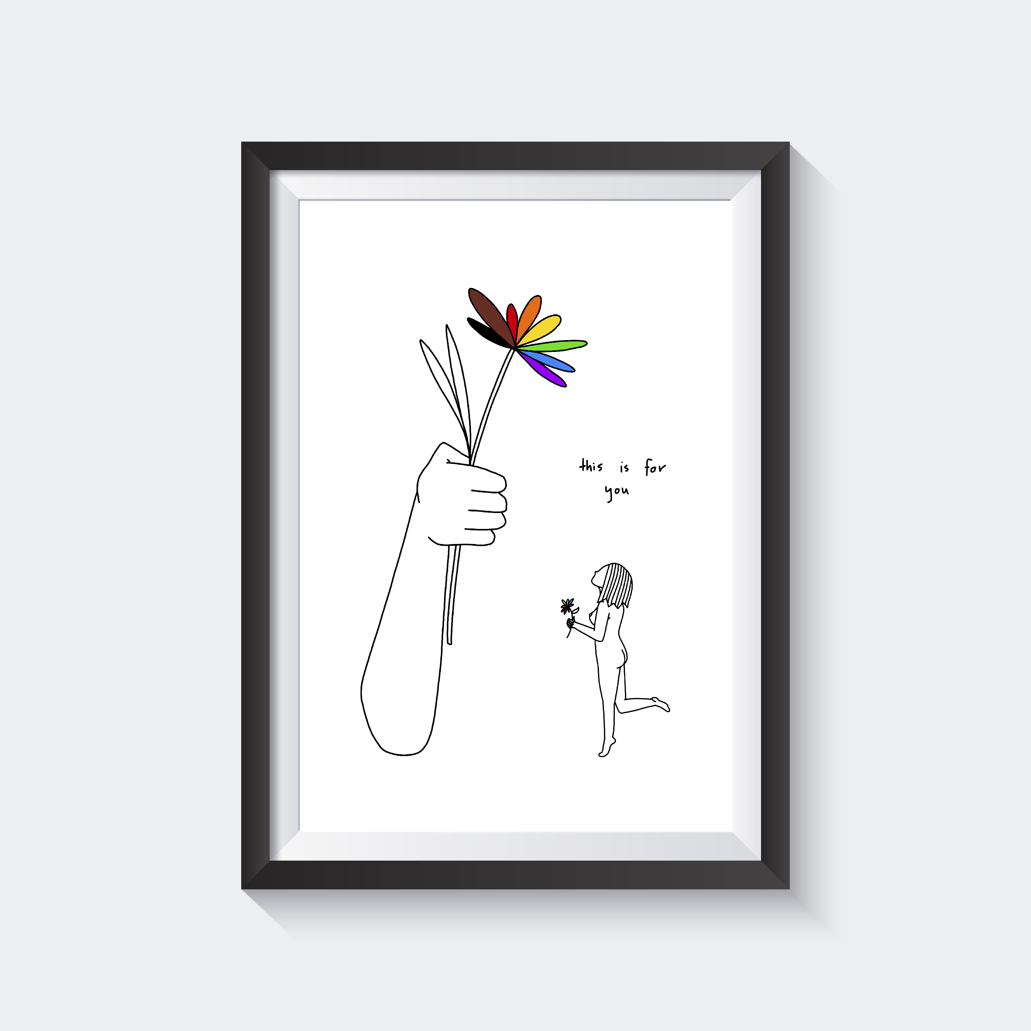 THIS IS FOR YOU Wall Art Print