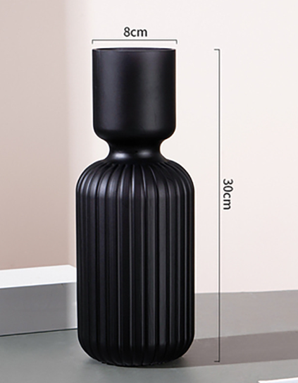 Black Glass Vase