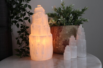 20cm Selenite Lamp
