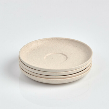 3oz Saucer Natural 4 Pack