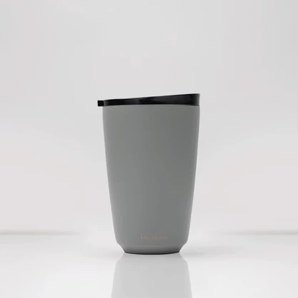 12oz HuskeeSteel Cup & Lid (355ml) - Slate