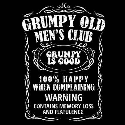 GIG Grumpy Old Mens Club SST Black