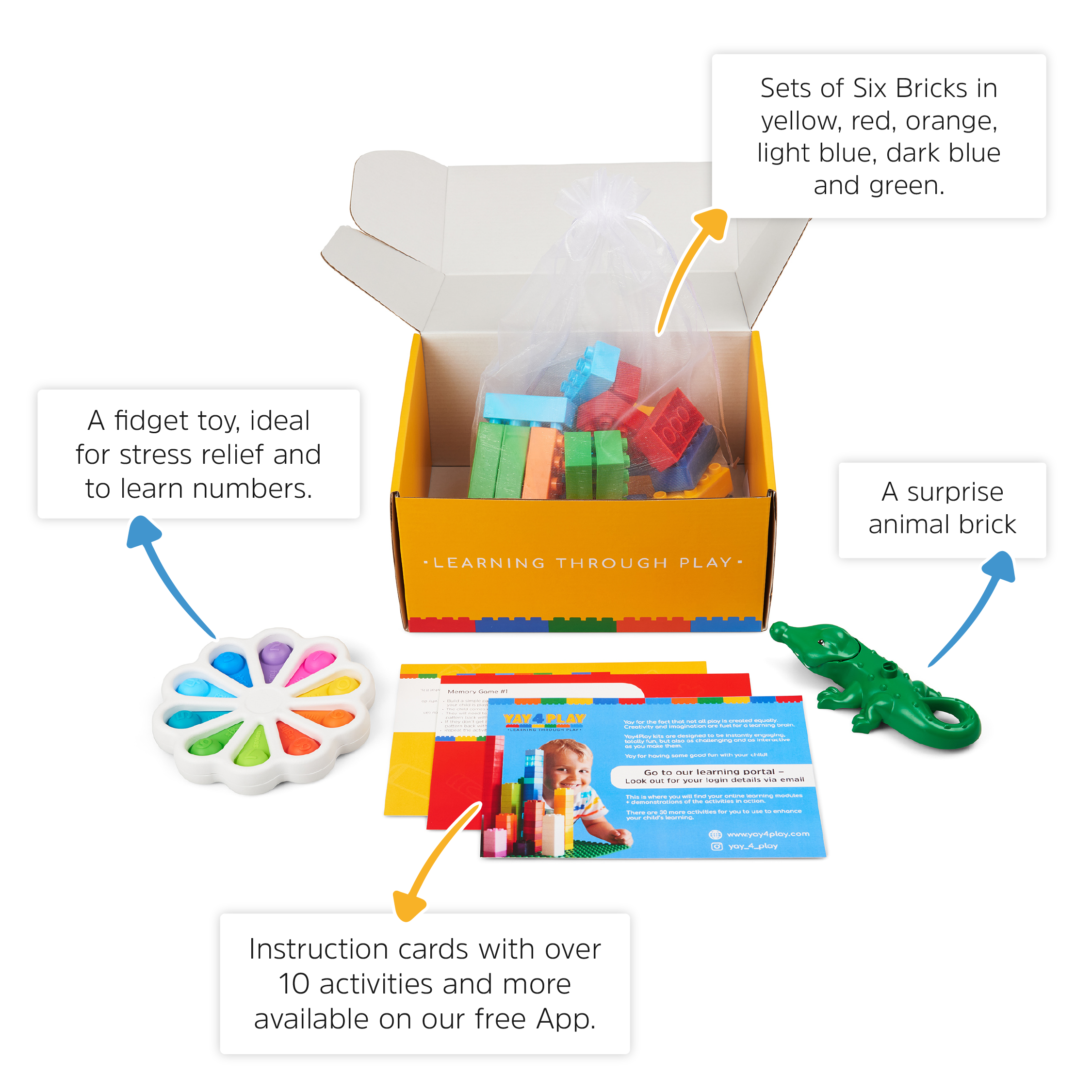 Starter Educational Toy and Games Activity Kit / Suitable for ages 3-6 / Great for Autistic Children