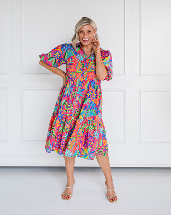 Lordy Dordie Neon Summer Dress -  PACKS