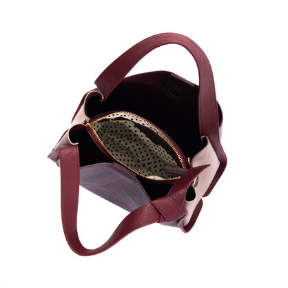 Tanya  - Burgundy / Taupe / Maroon