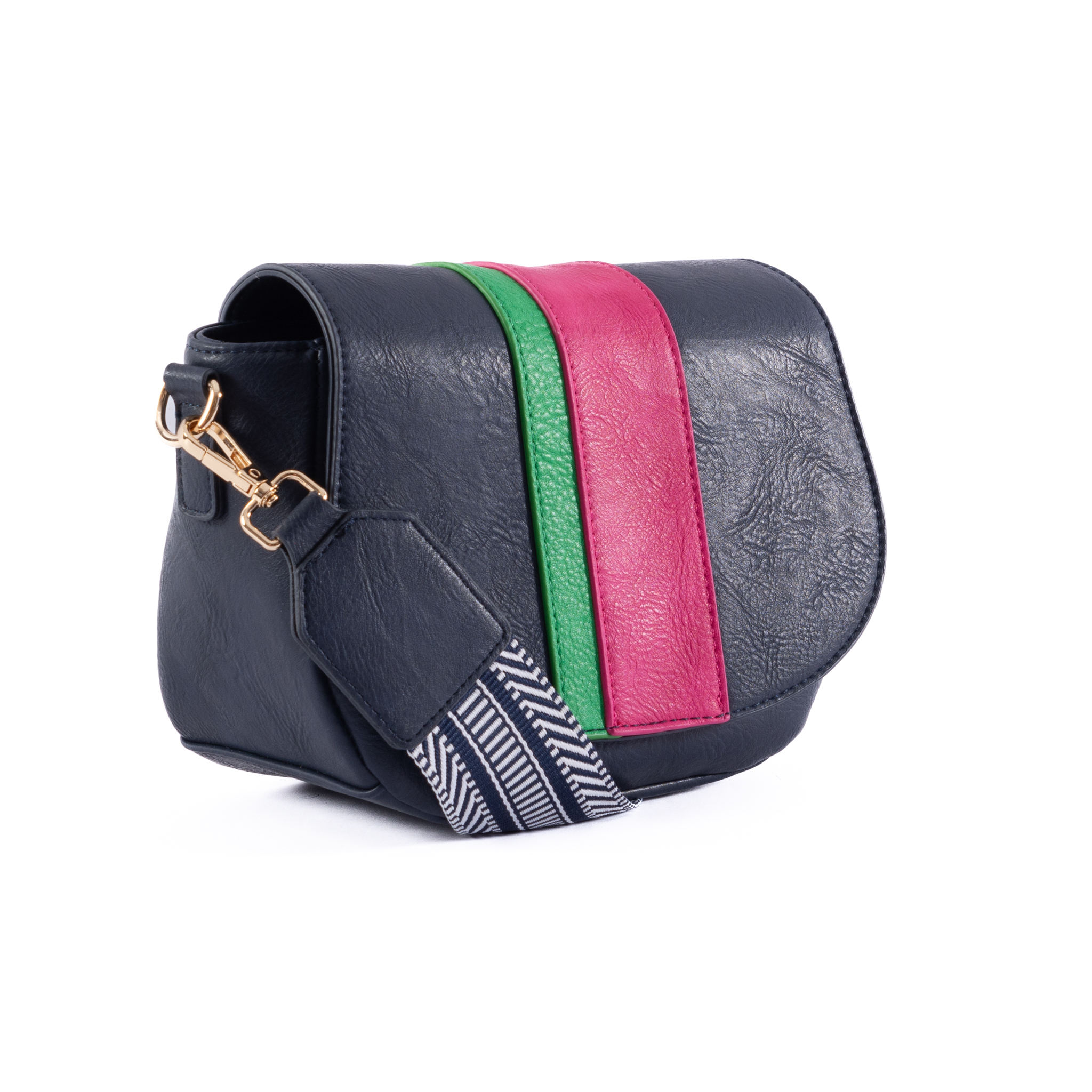 Lizzie - Navy/Green/Pink