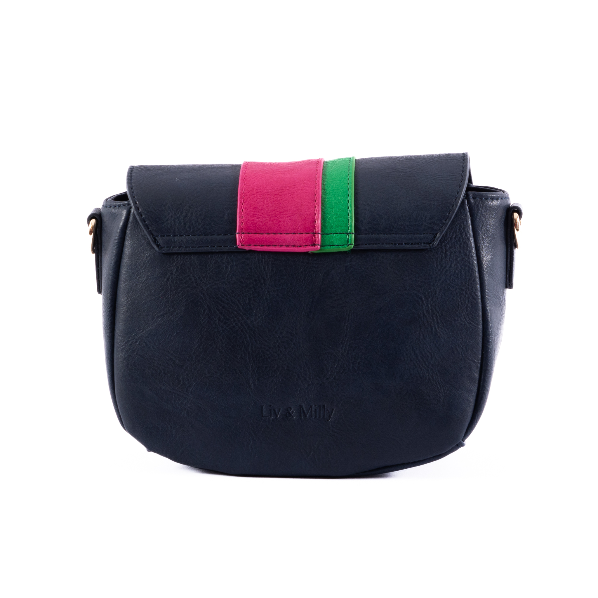 Lizzie - Navy/Green/Pink