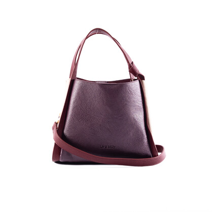 Tanya  - Burgundy / Taupe / Maroon