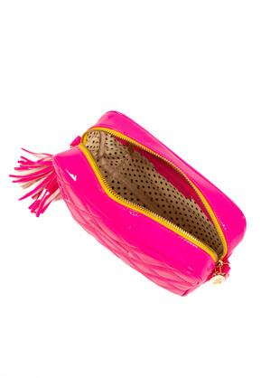 Sally- Neon Patent Pink