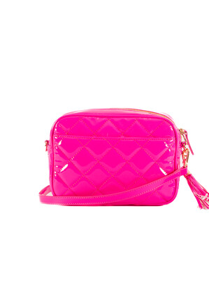 Sally- Neon Patent Pink