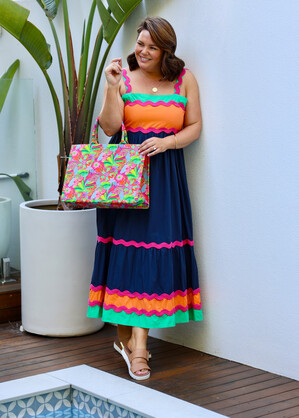 Book Bag- Vibrant Summer