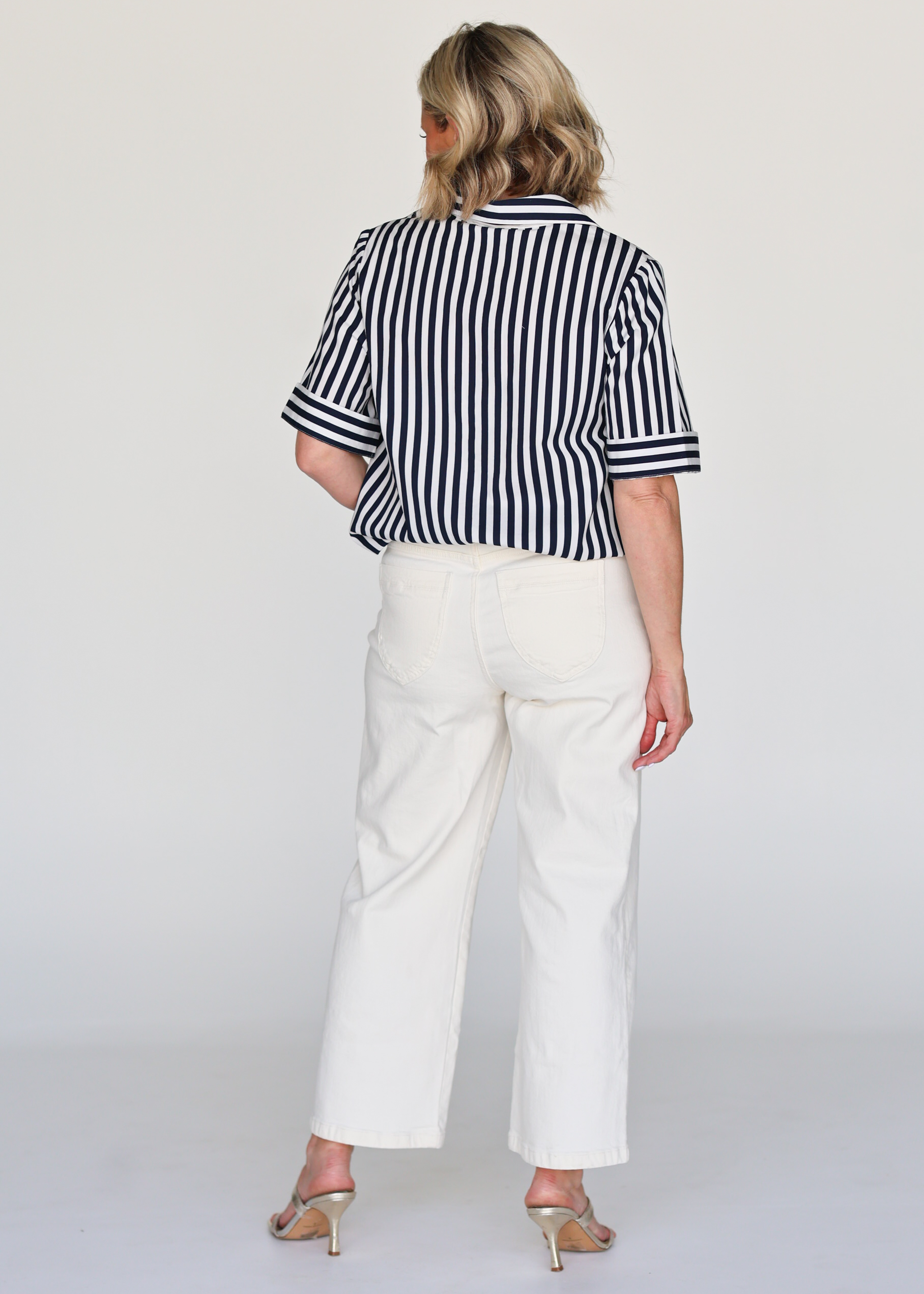 Frida Shirt Shortsleeve - Navy