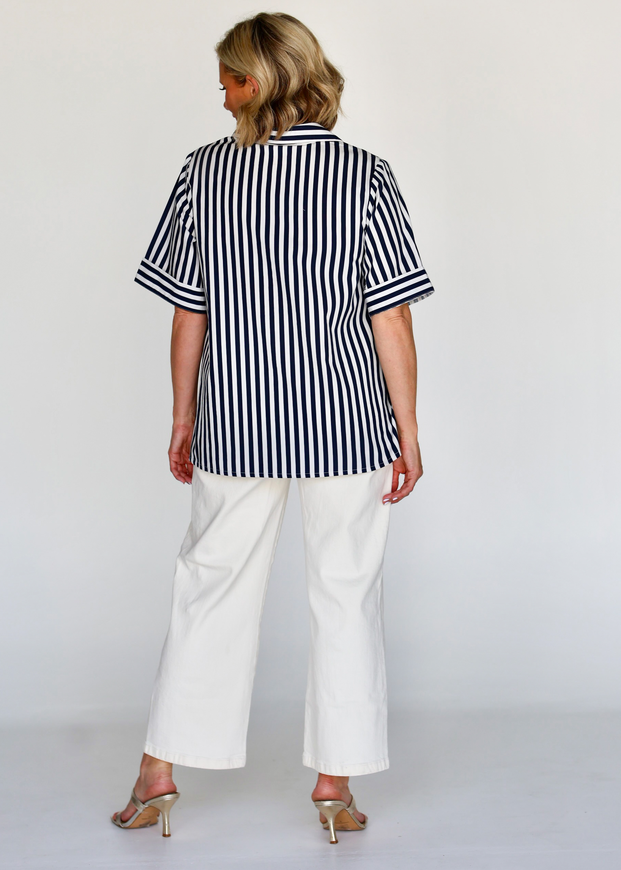 Frida Shirt Shortsleeve - Navy