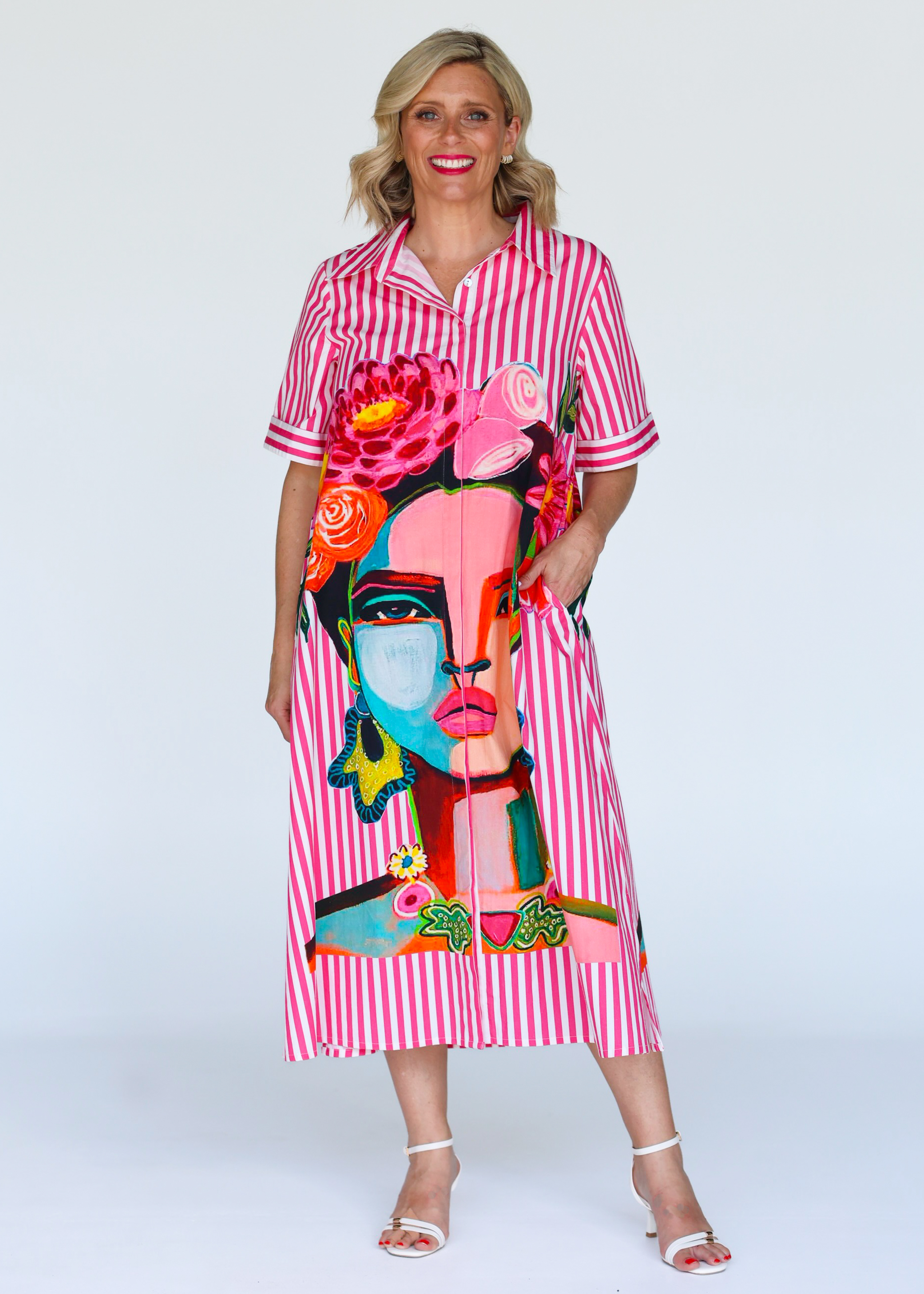 Frida Dress -Pink