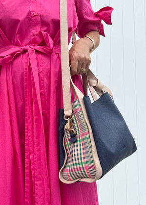 Tanya - Navy / Gingham