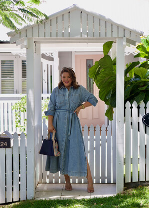 Tanya - Navy / Gingham