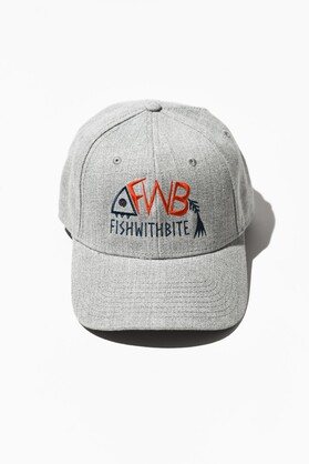 FWB Logo Cap - Light Grey Melange