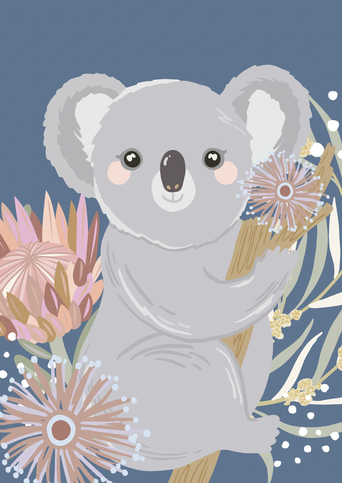 Koala on Pastel